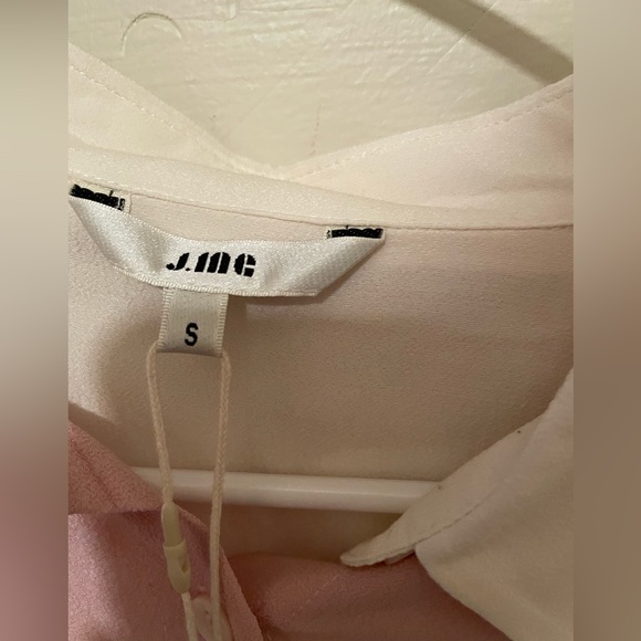 Cute abstract pink and cream button up S, last chance-donating 9/15 - Picture 3 of 4